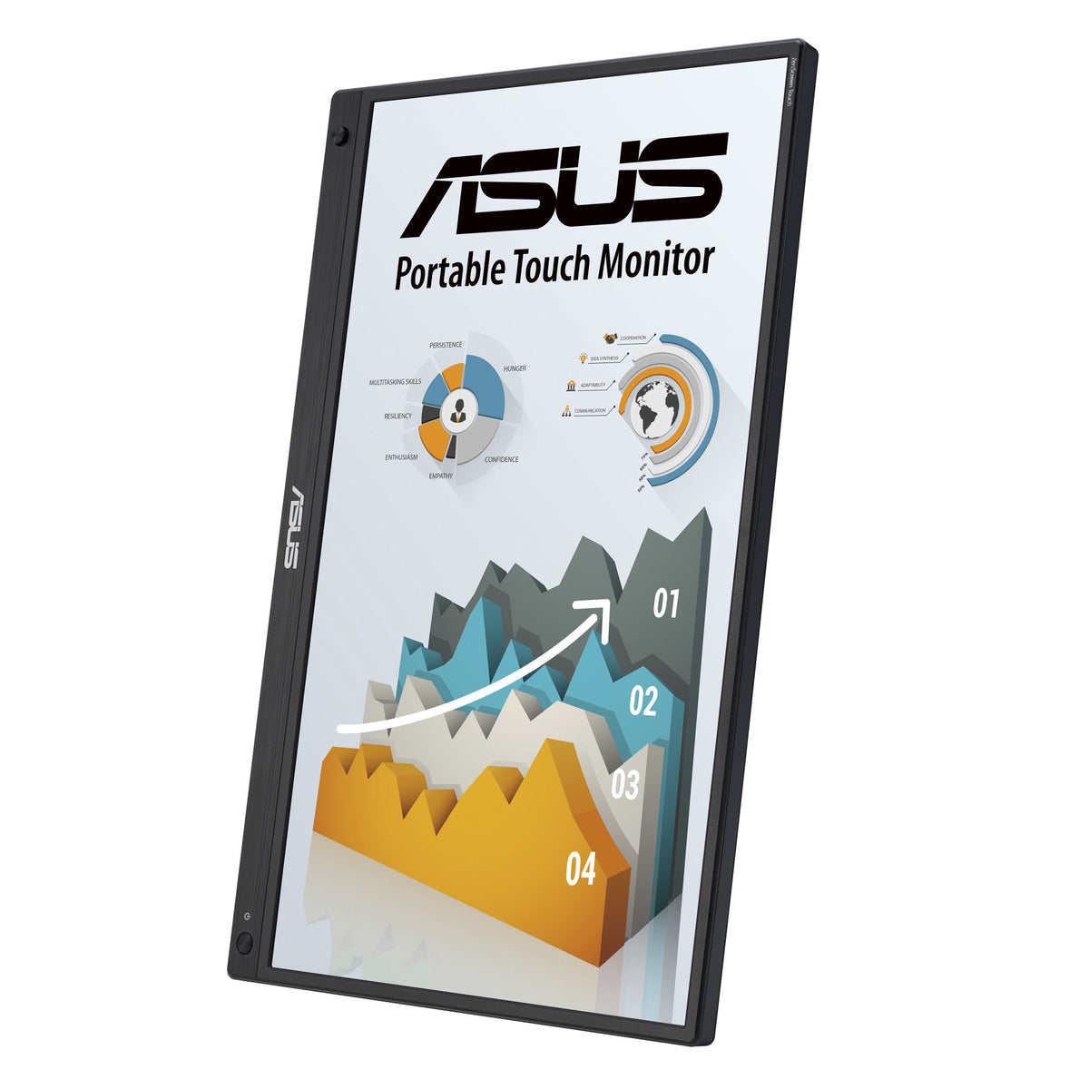 ASUS ZenScreen Touch MB16AHT 15.6-INCH Full HD Portable Monitor - view 3