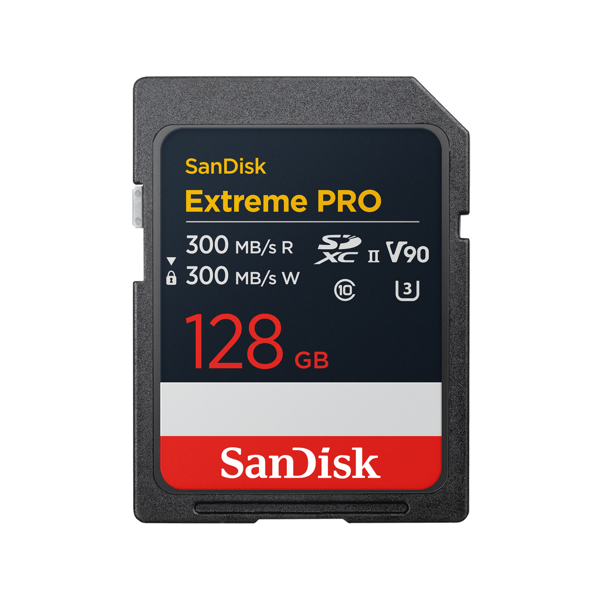 SanDisk Extreme Pro SDXC V90 Memory Card 300MB/s 128GB