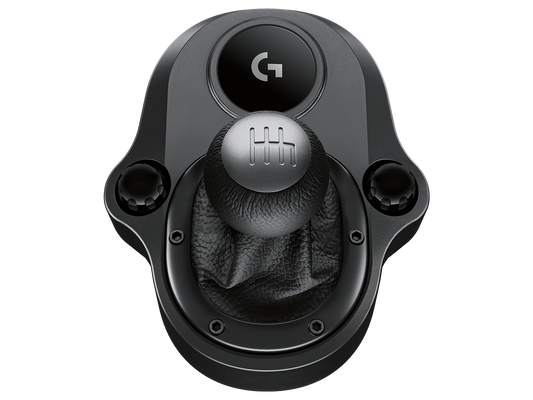 Logitech Driving Force Shifter – Gaming Shifter – G-Series Racing wheel accessory – Black leather – view 2
