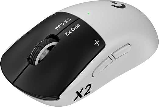 Logitech PRO X2 SUPERSTRIKE LIGHTSPEED Wireless Gaming Mouse – White