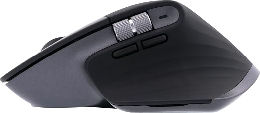 Logitech MX Master 3s - Bluetooth - Silent - Graphite - Horizontal scroll wheel