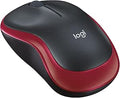 Logitech M185 - Wireless Mouse - Red