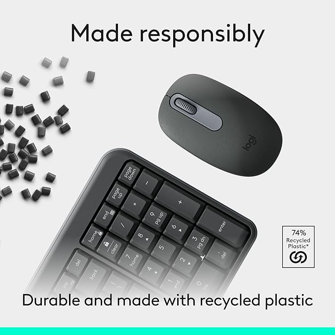 Logitech MK250 - Bluetooth Keyboard and Mouse combo - Graphite