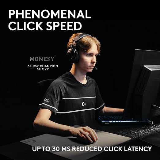 Logitech PRO X2 SUPERSTRIKE LIGHTSPEED Wireless Gaming Mouse – White