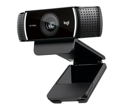 Logitech C922 Pro - Webcam - Stream edition - USB - Black - Includes tripod