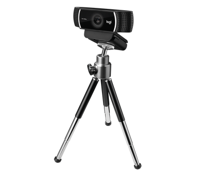 Logitech C922 Pro - Webcam - Stream edition - USB - Black - Includes tripod – view 4