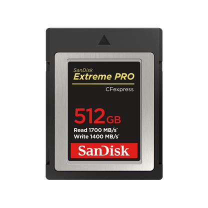 SanDisk Extreme Pro Express Type B Memory Card 1700MB/s 512GB