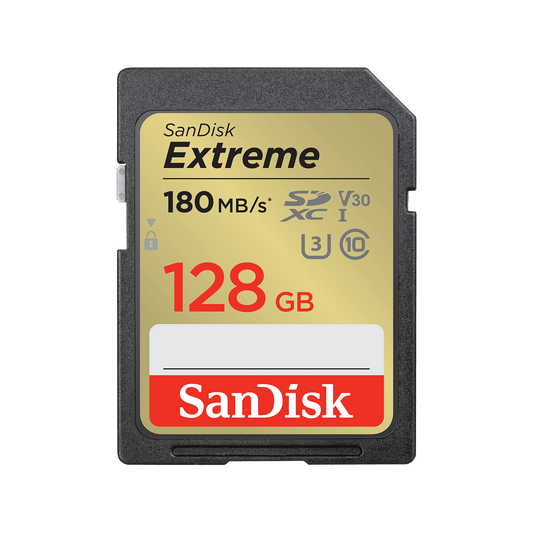 SanDisk Extreme UHS Memory Card 180MB/s 128GB