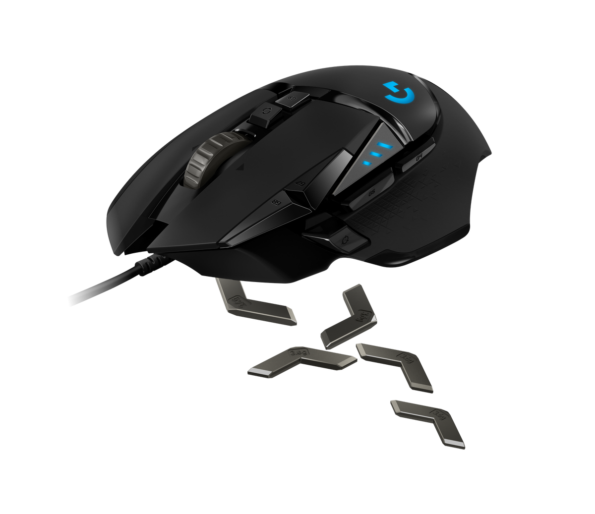 Logitech G502 Hero - Gaming Mouse – Wired USB – Black – view 5