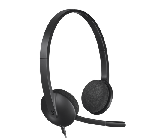 Logitech H340 - Stereo Headsets - Black - USB