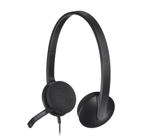 Logitech H340 - Stereo Headsets - Black - USB – view 2