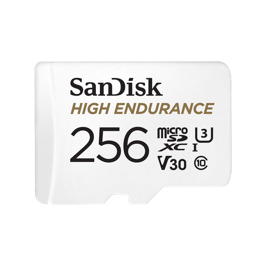 SanDisk High Endurance MicroSDXC & Adapter C10 U3 V30 100MB/s 256GB