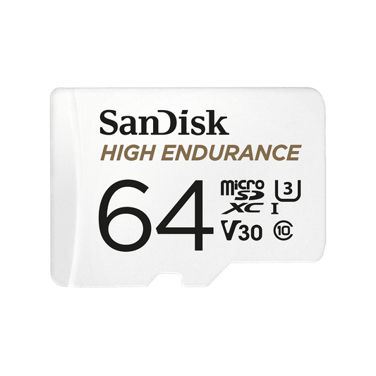 SanDisk High Endurance MicroSDXC & Adapter C10 U3 V30 100MB/s 64GB