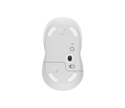 Logitech M650 - Signature Wireless Mouse - Off-White - Bluetooth – view 5