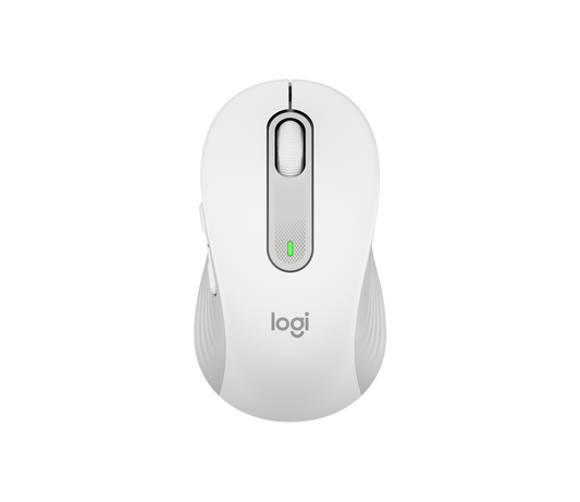 Logitech M650 - Signature Wireless Mouse - Off-White - Bluetooth