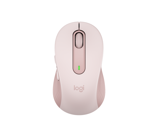Logitech M650 - Signature Wireless Mouse - Rose - Bluetooth