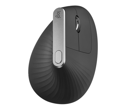 Logitech MX Vertical - Wireless Ergonomic mouse - Bluetooth - Silent - Graphite