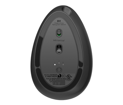 Logitech MX Vertical - Wireless Ergonomic mouse - Bluetooth - Silent - Graphite – view 5