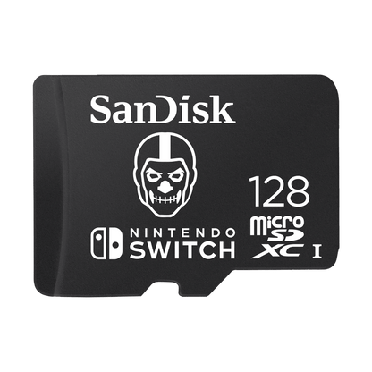 SanDisk Nintendo MicroSD UHS Fortnite Skull Trooper 100MB/s 128GB