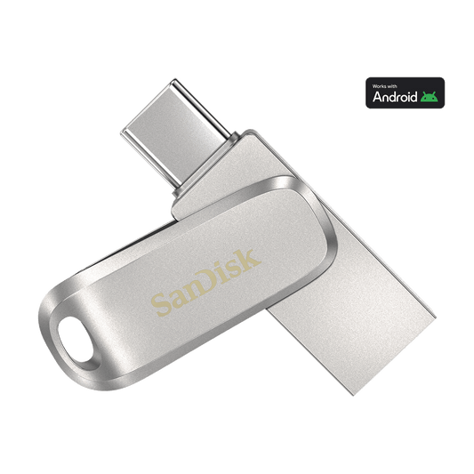 SanDisk Ultra Dual Drive Luxe USB-C 3.1 400MB/s 128GB Flash Drive
