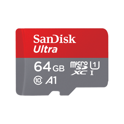 SanDisk Ultra microSDXC Class 10 & Adapter 140MB/s 64GB
